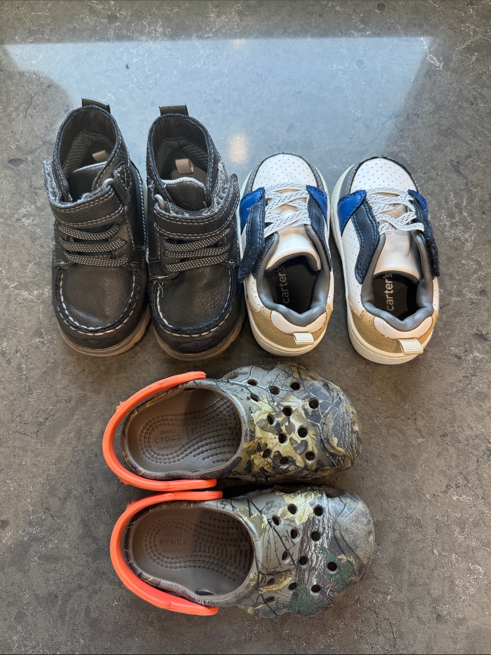 CROCS, Carters, and Stride Rite bundle c5/6